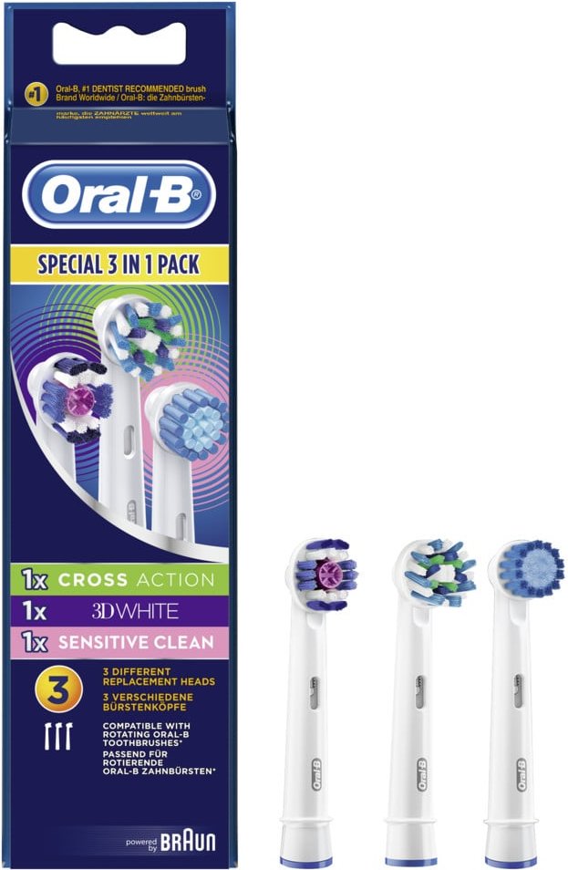 Multi-Pack 3 in 1 Aufsteckbürsten 3 Stück