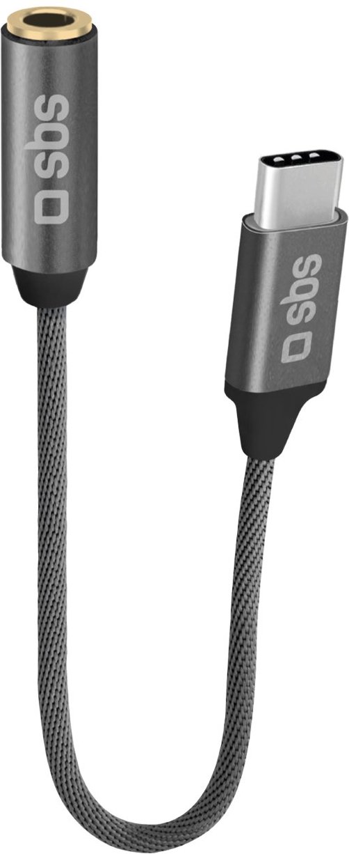 Smartphone-Adapter Typ C Stecker - Buchse, Schwarz