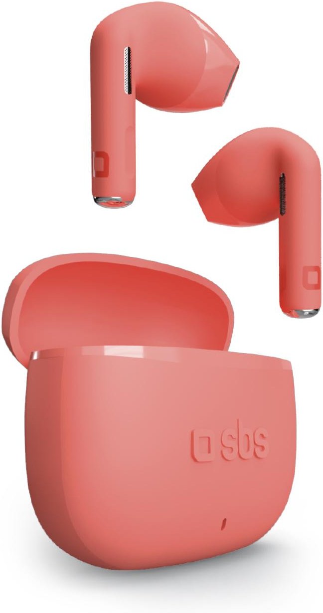 Semi-in-Ear-Ohrhörer TWS, Rot