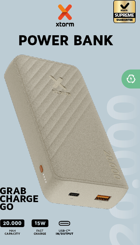 15W Fast Charge Go2 Powerbank 20.000mAh (64139)