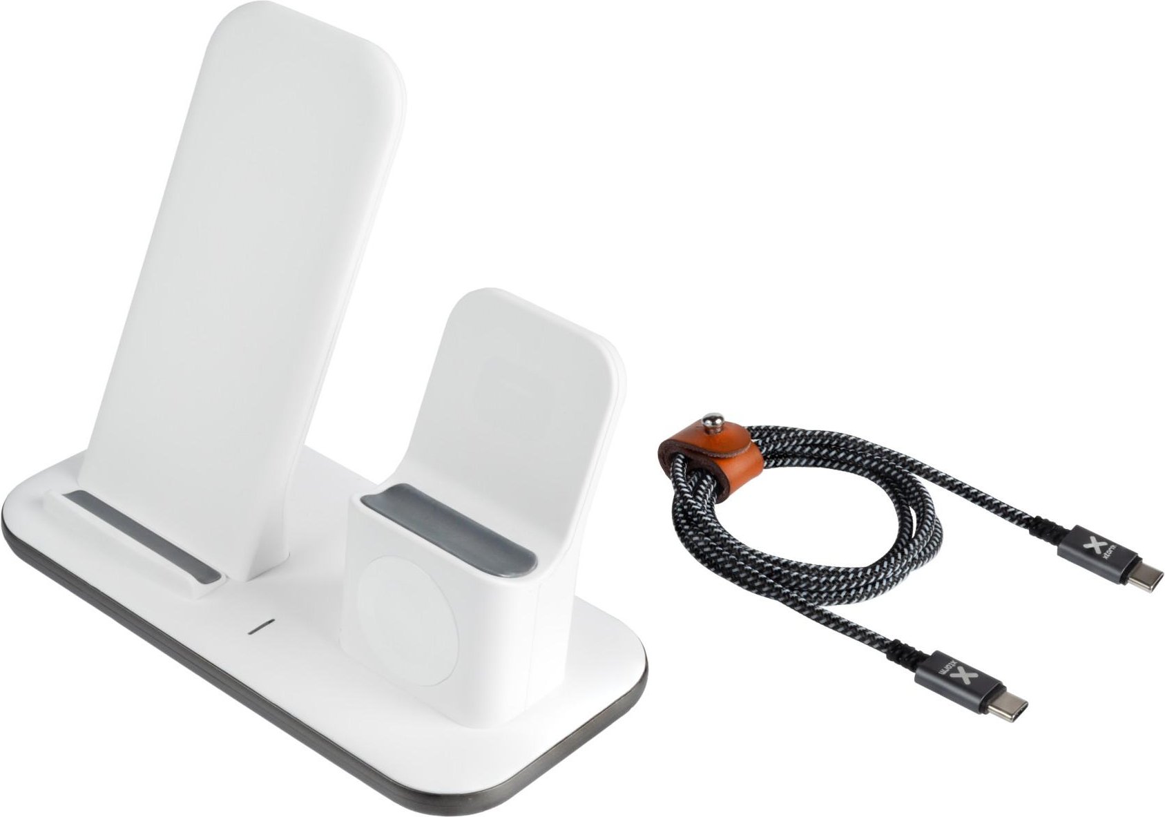 PowerStream 3-in-1 kabellose Ladestation für Apple-Geräte - Weiß/Space Grey