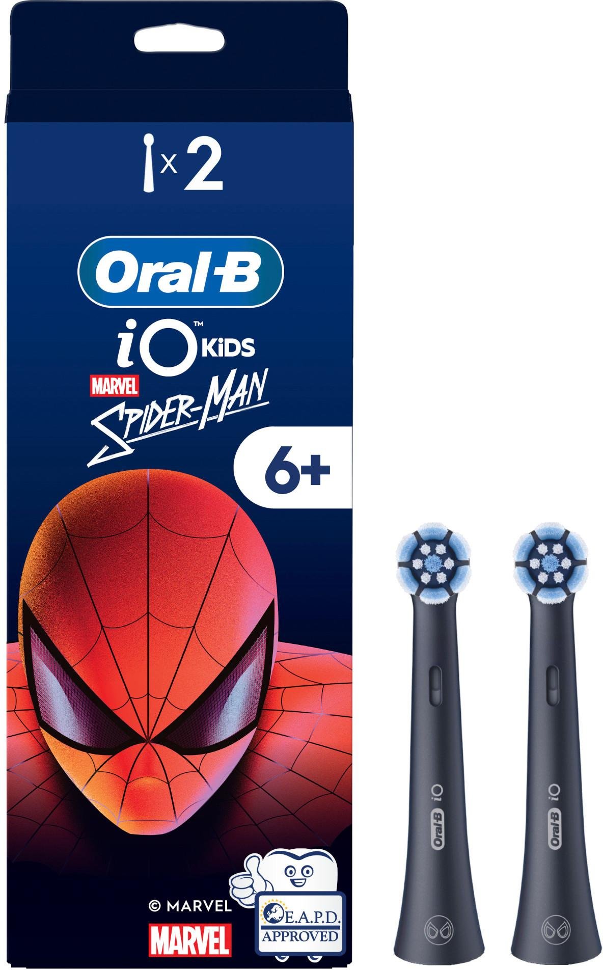 iO Kids 6+ Marvel Spiderman Aufsteckbürsten, 2 Stück Aufsteckbürsten