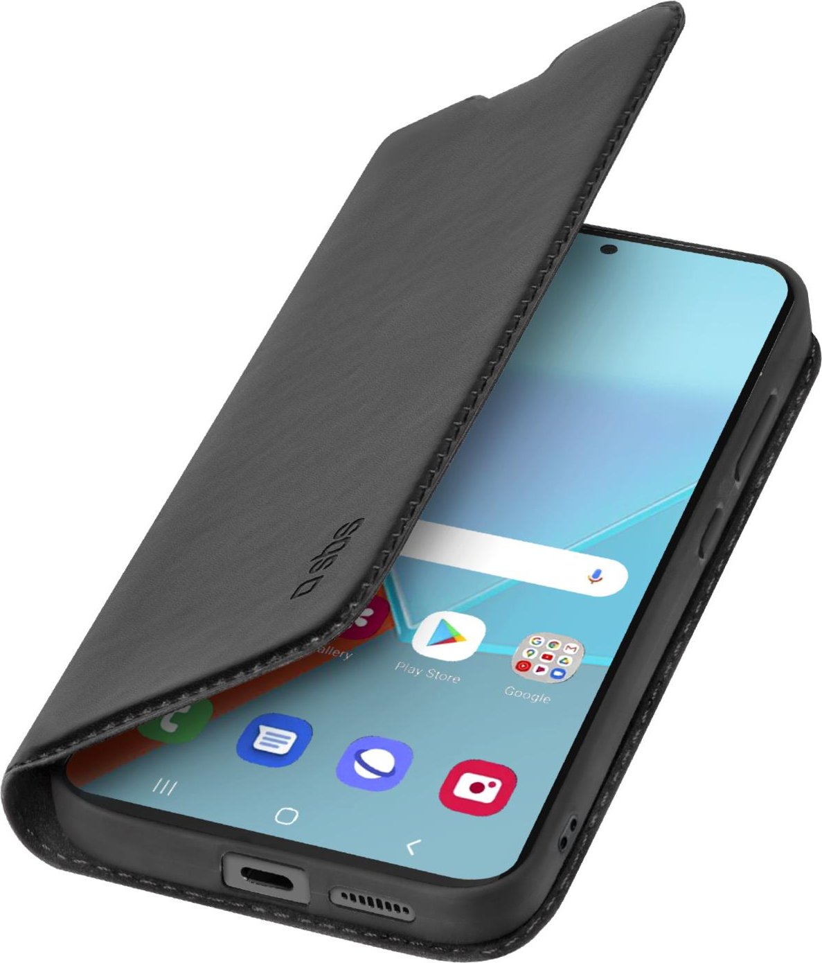 Bookcase Wallet Lite-Hülle für Xiaomi Redmi Note 13 Pro 5G, Schwarz