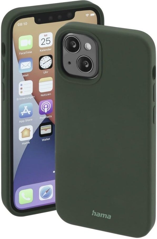 Cover "MagCase Finest Feel PRO" für Apple iPhone 13, Grün (00196960) Handyhülle