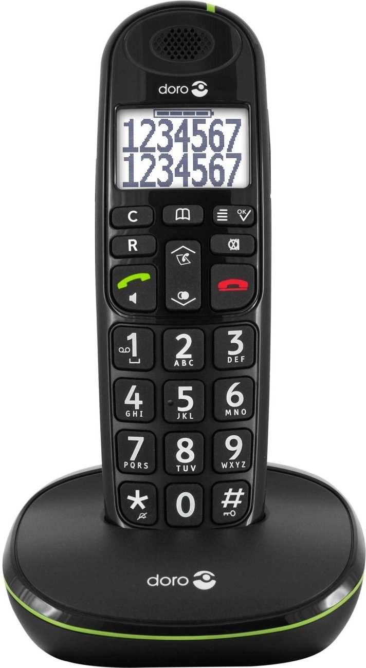 PhoneEasy 110 Schwarz Schnurloses Telefon