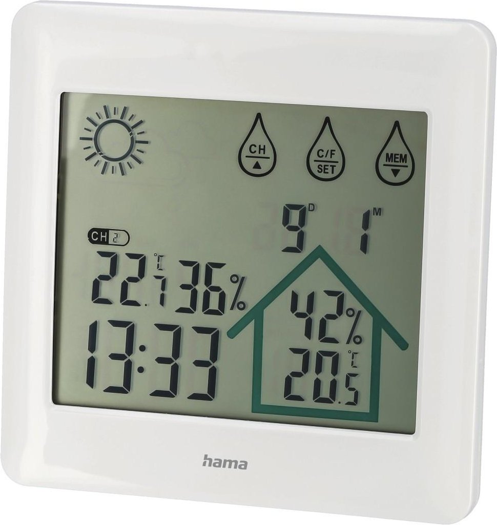 Wetterstation "Action", Weiß (00186412)