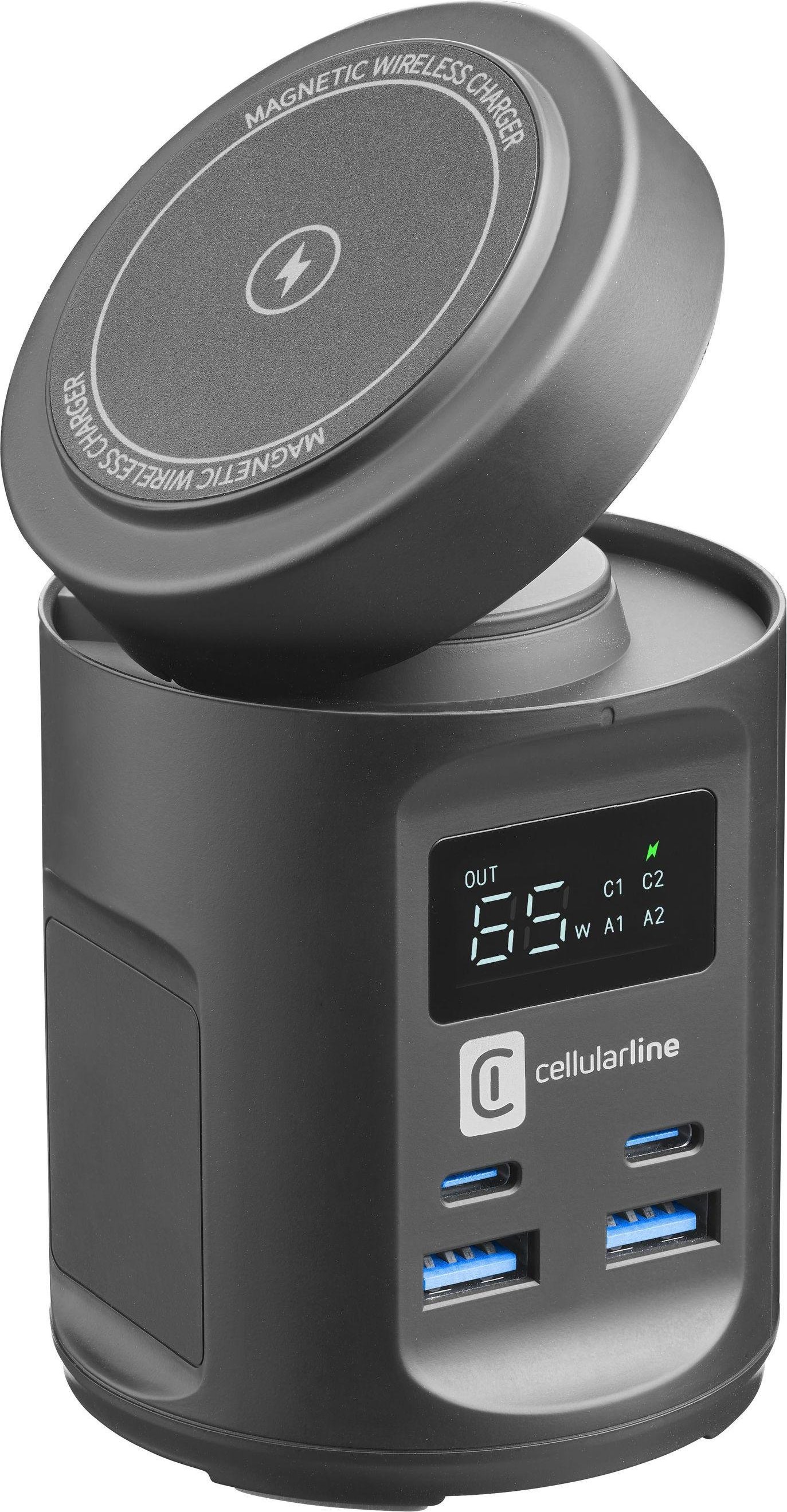 MAG HUB 4 Ports Charger Station Black (60815)