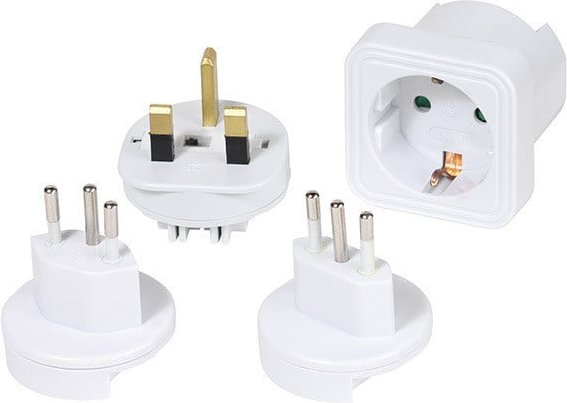Reisestecker Set Europa, 4 teilig (36217)