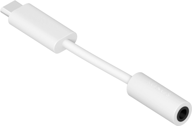 3,5-mm-auf-USB-C-Adapter weiß