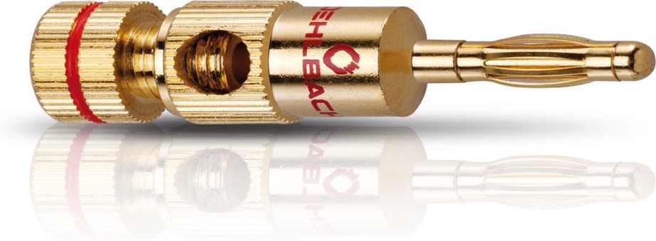 Banana B2 bis 10mm² seitlich gold 4St