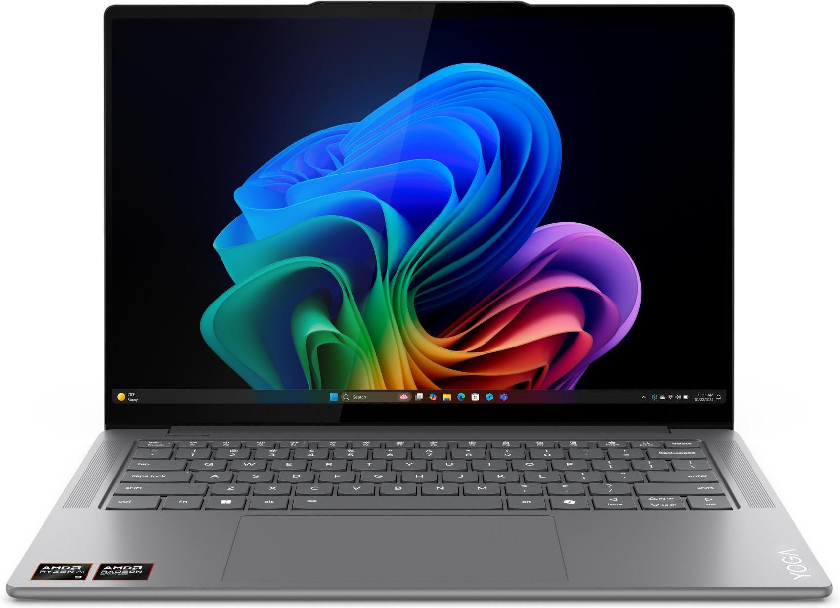 Notebook Yoga Pro 7 14ASP9, Luna Grey, Copilot+ PC, 14,5 Zoll, Touch, 2.8K, AMD Ryzen AI 9 365, 32GB, 1TB SSD