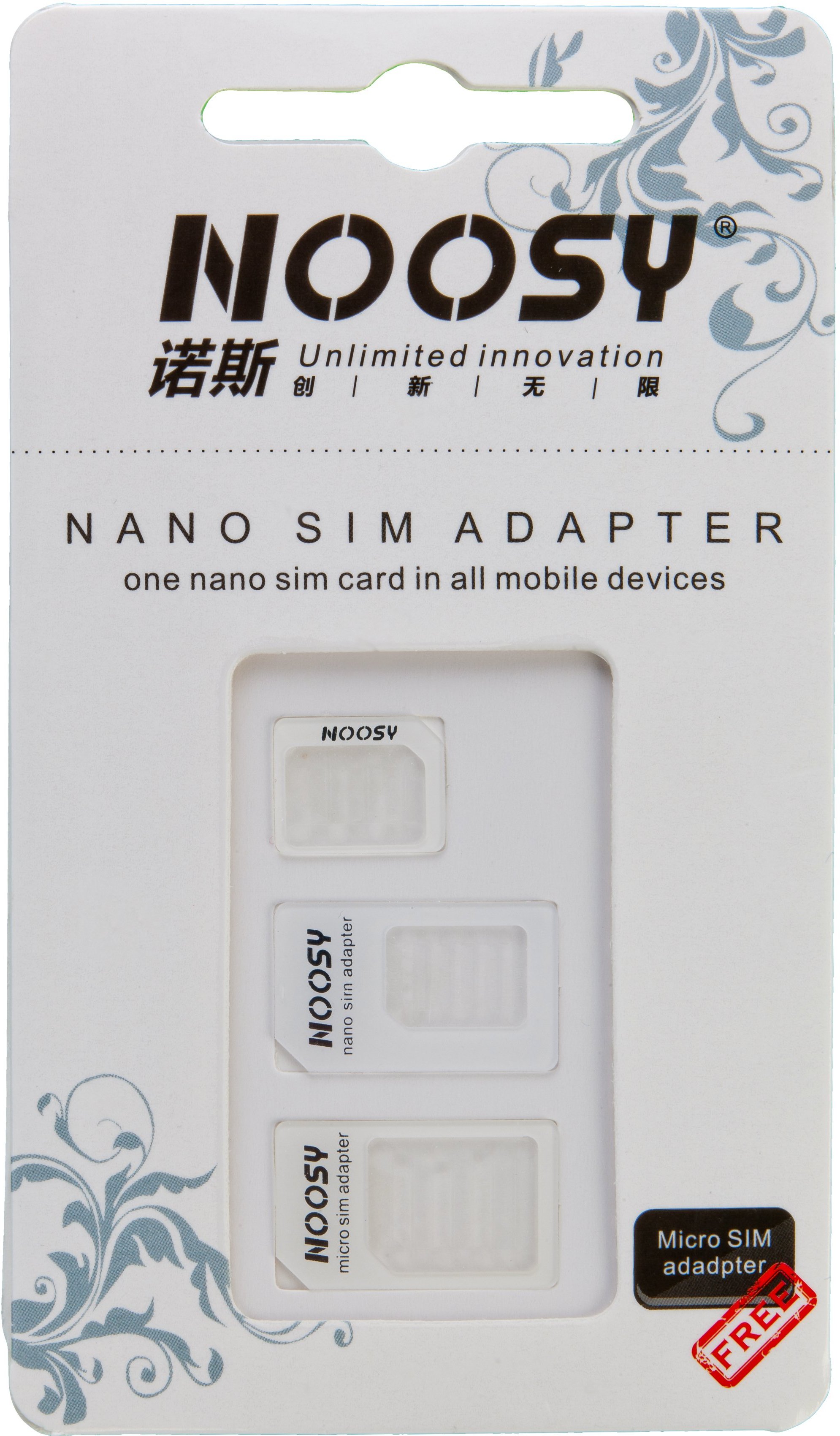 Nano-SIM-Adapter Set 3in1