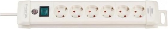 Premium-Line Steckdosenleiste 6-fach, 3m Kabel (1952260100)