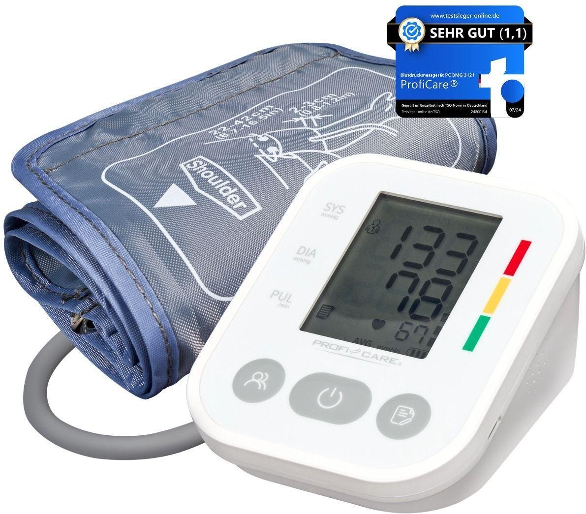 Oberarm-Blutdruckmessgerät PC-BMG 3121