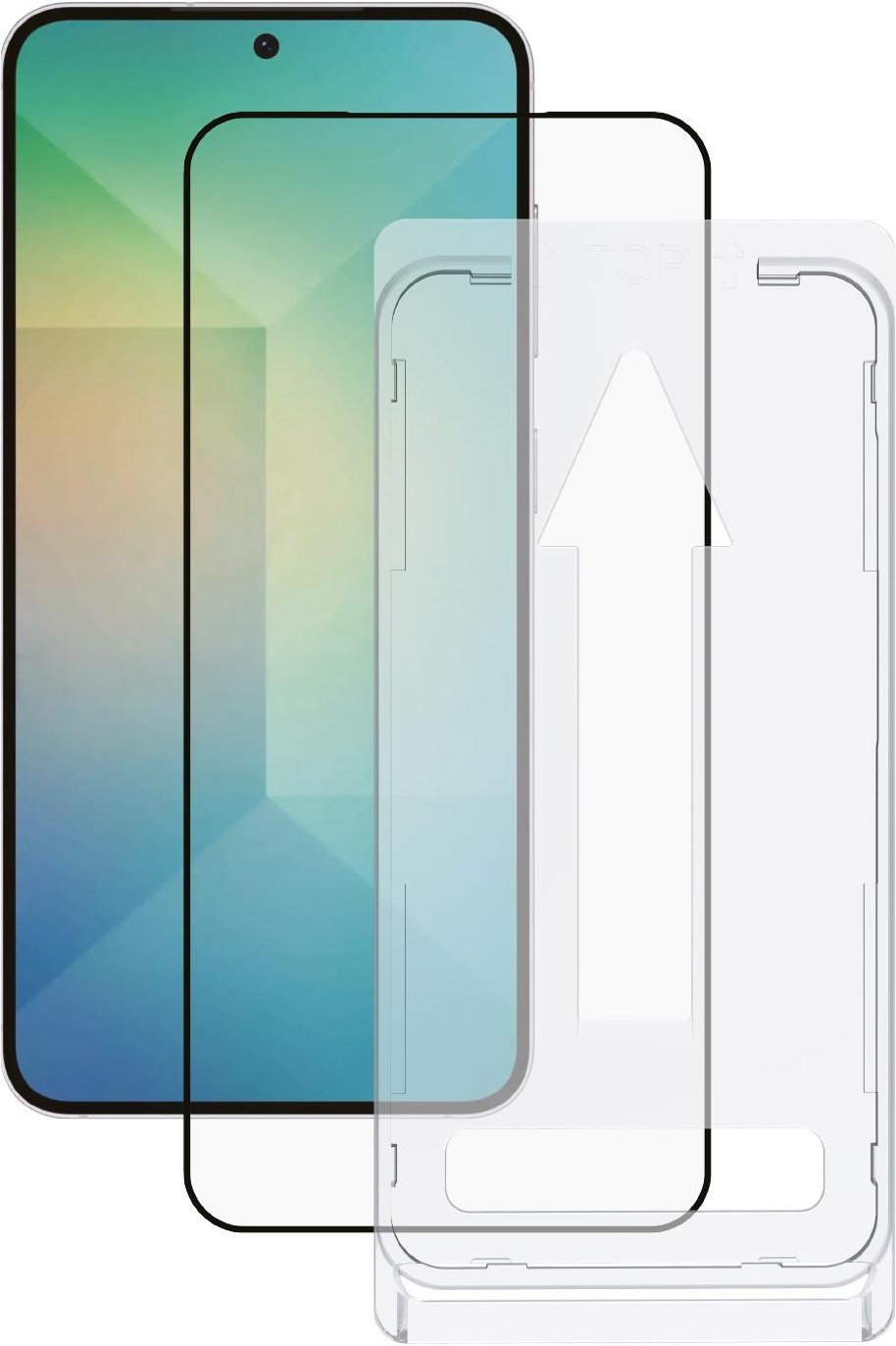 FullScreen Displayschutzglas für Galaxy S25, Easy Applikator Installation (64478)