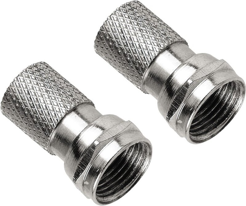 F-Stecker, 5,5 mm, schraubbar, 2 Stück (00122460)