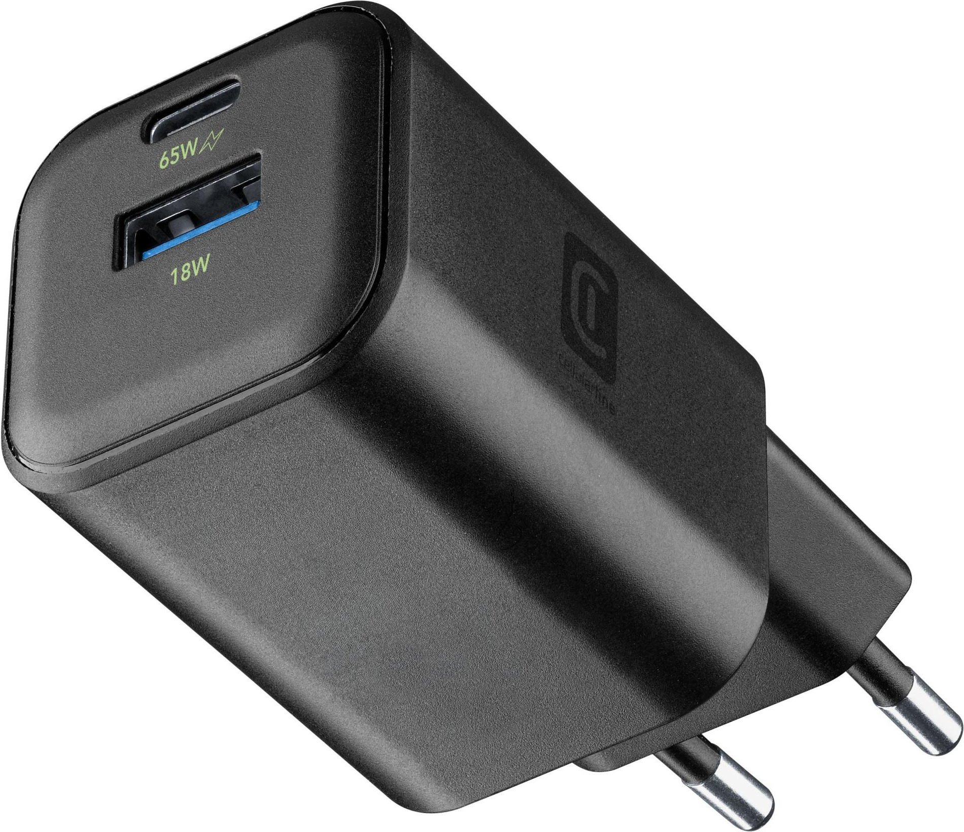 USB Charger Multi 65W GaN Black (61335) Ladegerät (USB-A + USB-C)