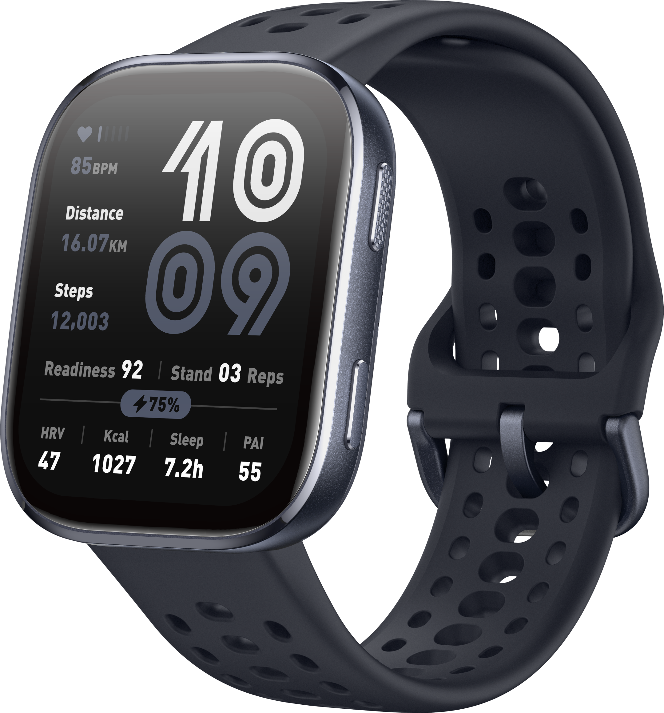 BIP 6, HYROX-Modus, Schwarz Smartwatch