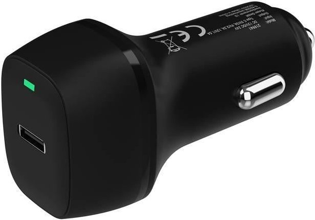 USB-C 20W Schwarz Autoladegerät