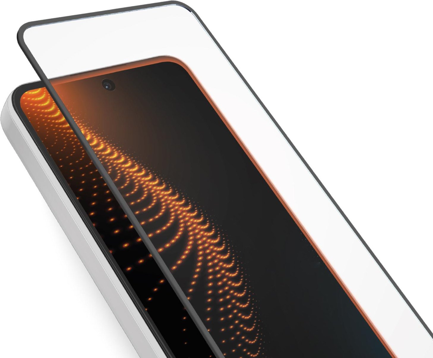 Ultra-widerstandsfähiges Schutzglas für Samsung S25/S24 mit D3O-Technologie und Applikator, Schwarz