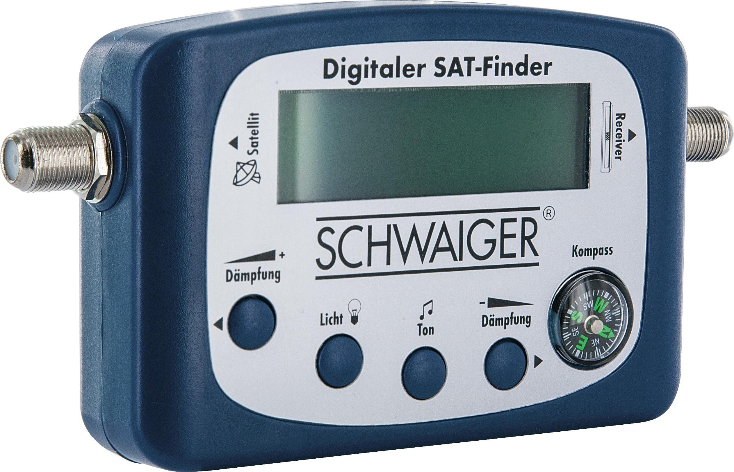 LCD SAT Finder SF80 - mit Kompass und akustischer Pegelanzeige SAT-Finder
