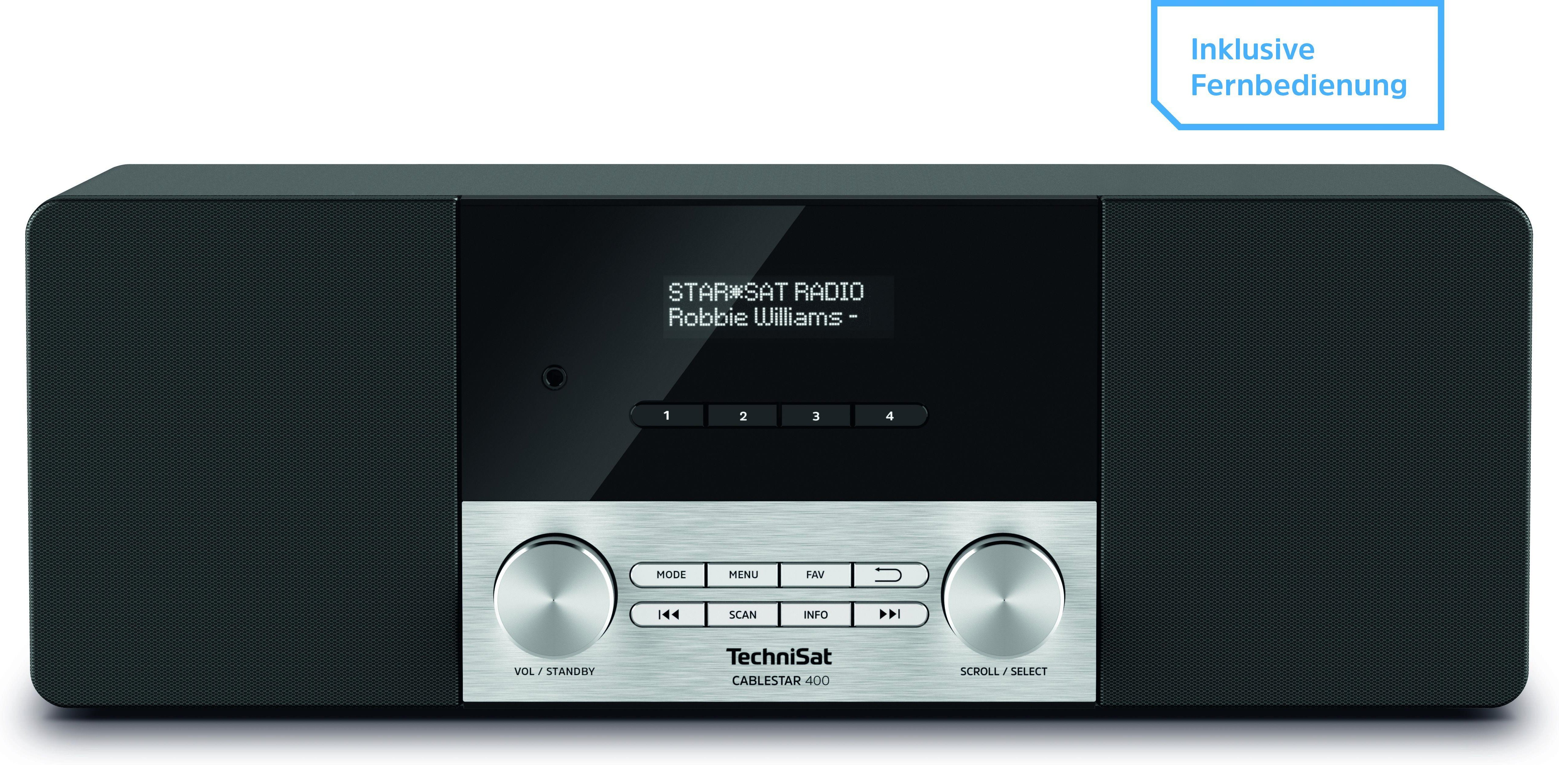 CABLESTAR 400 inkl. Fernbedienung schwarz