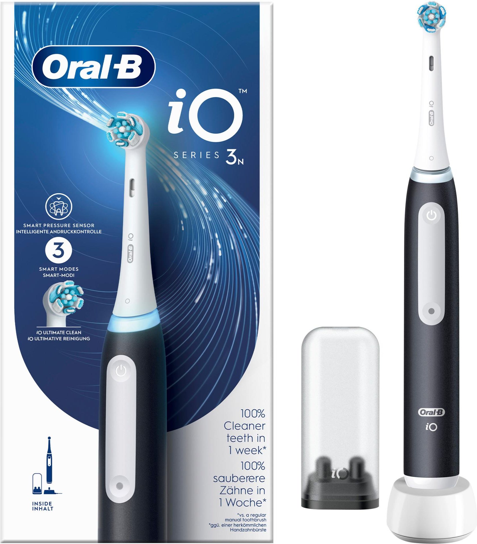 iO Series 3 Matt Black Zahnbürste