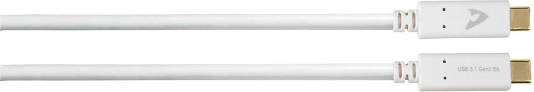 USB-C-Kabel, USB 3.1 Gen 2, "Full-Featured", eMarker, 10 Gbit/s, 5A, 1,00 m (00127054)