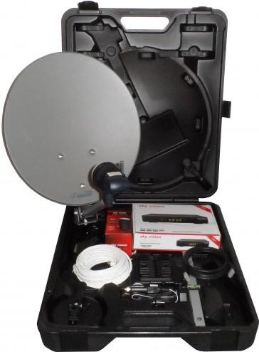 Camping-Sat-Koffer mit Receiver