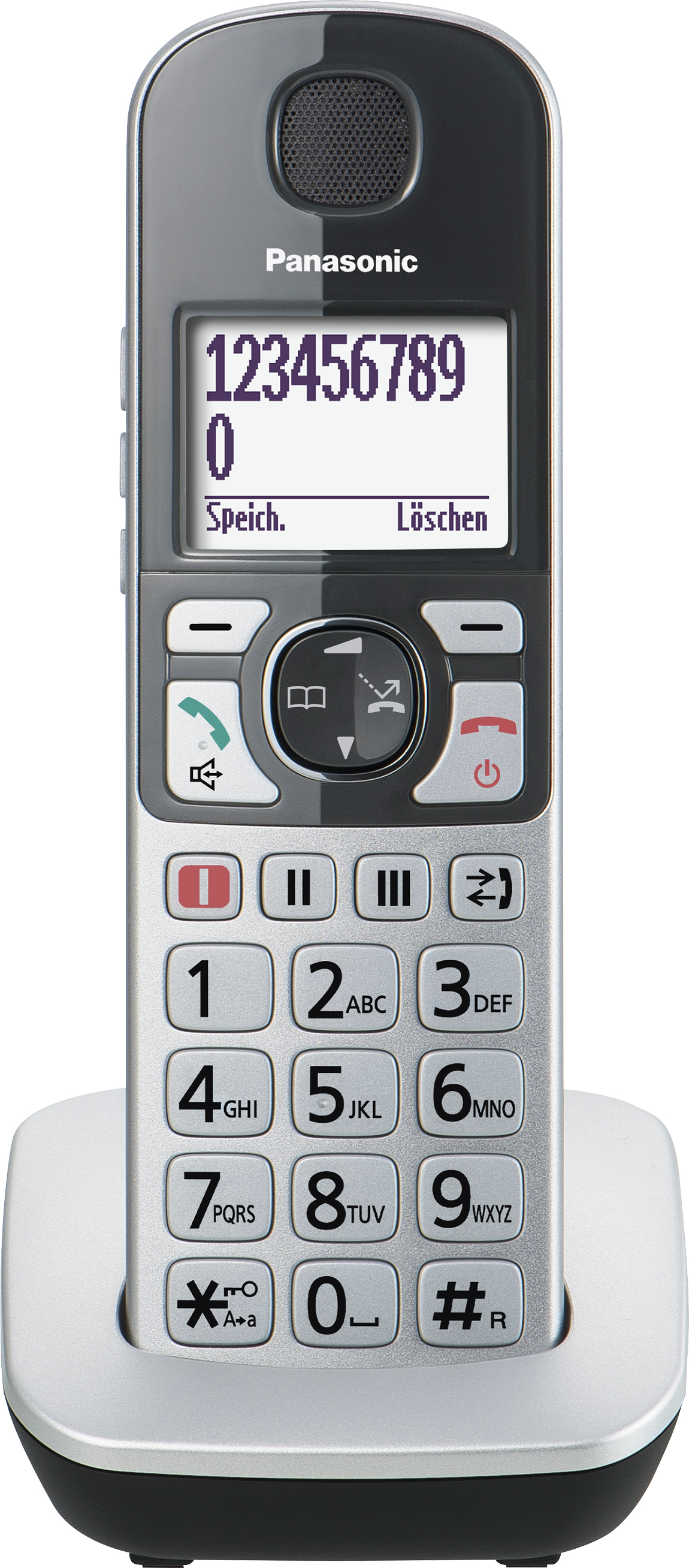 Thumbnail - KX-TGE510GS Silber Schnurloses Telefon