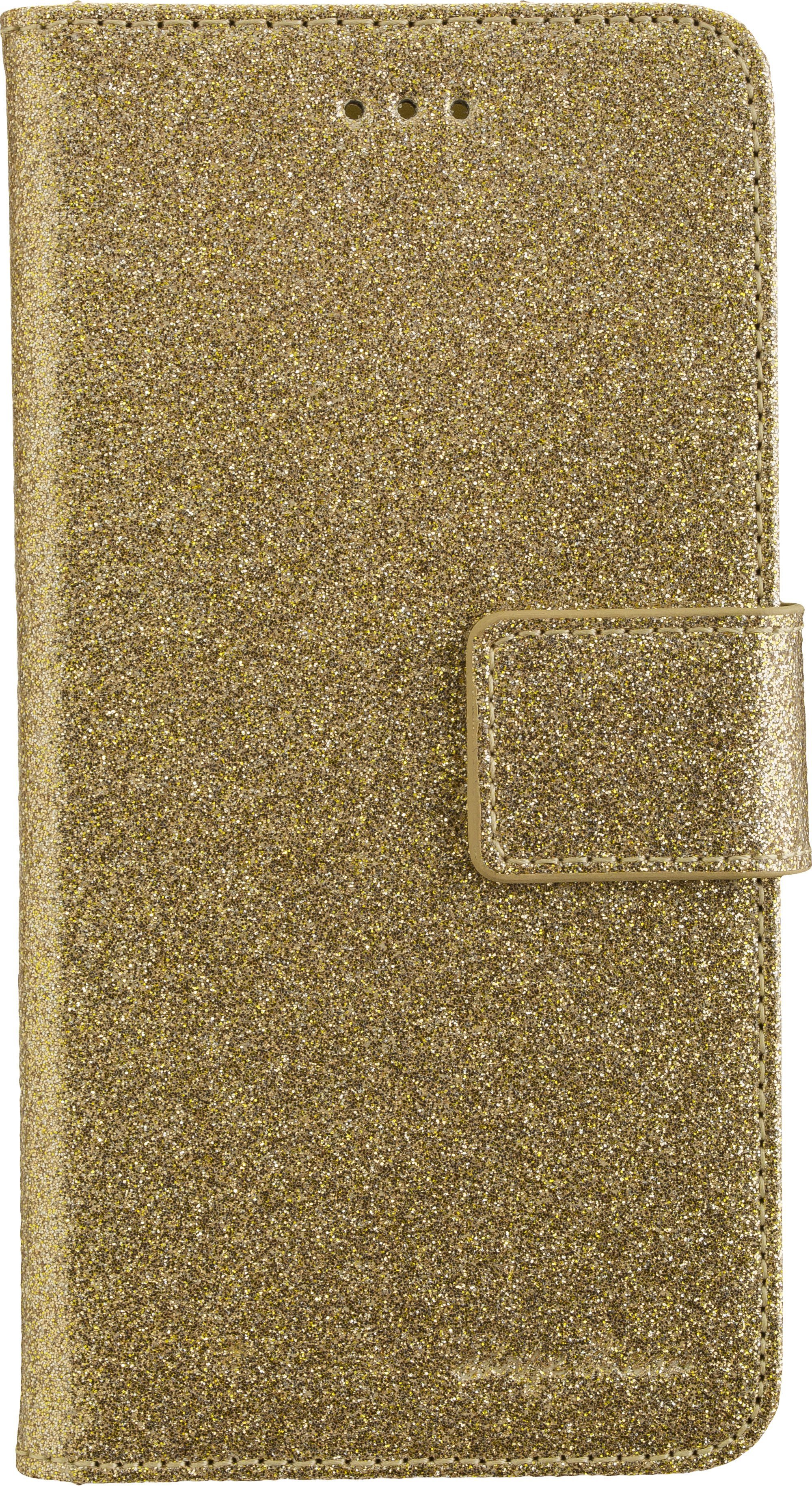 16111 Book Case Bling für Huawei P8 lite 2017 gold Handyhülle