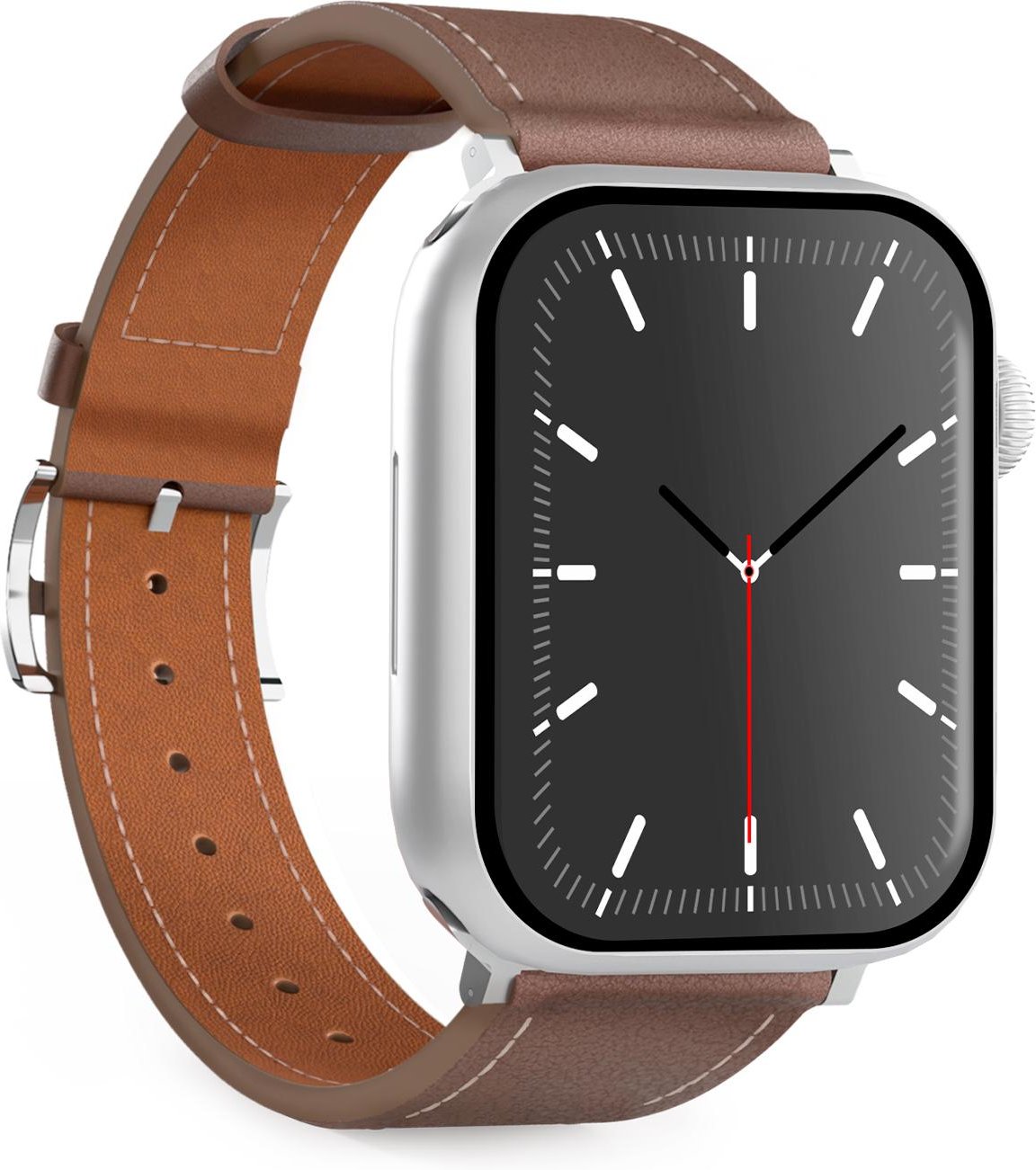 Puro Florence Lederarmband für Apple Watch 38 - 49mm, Braun