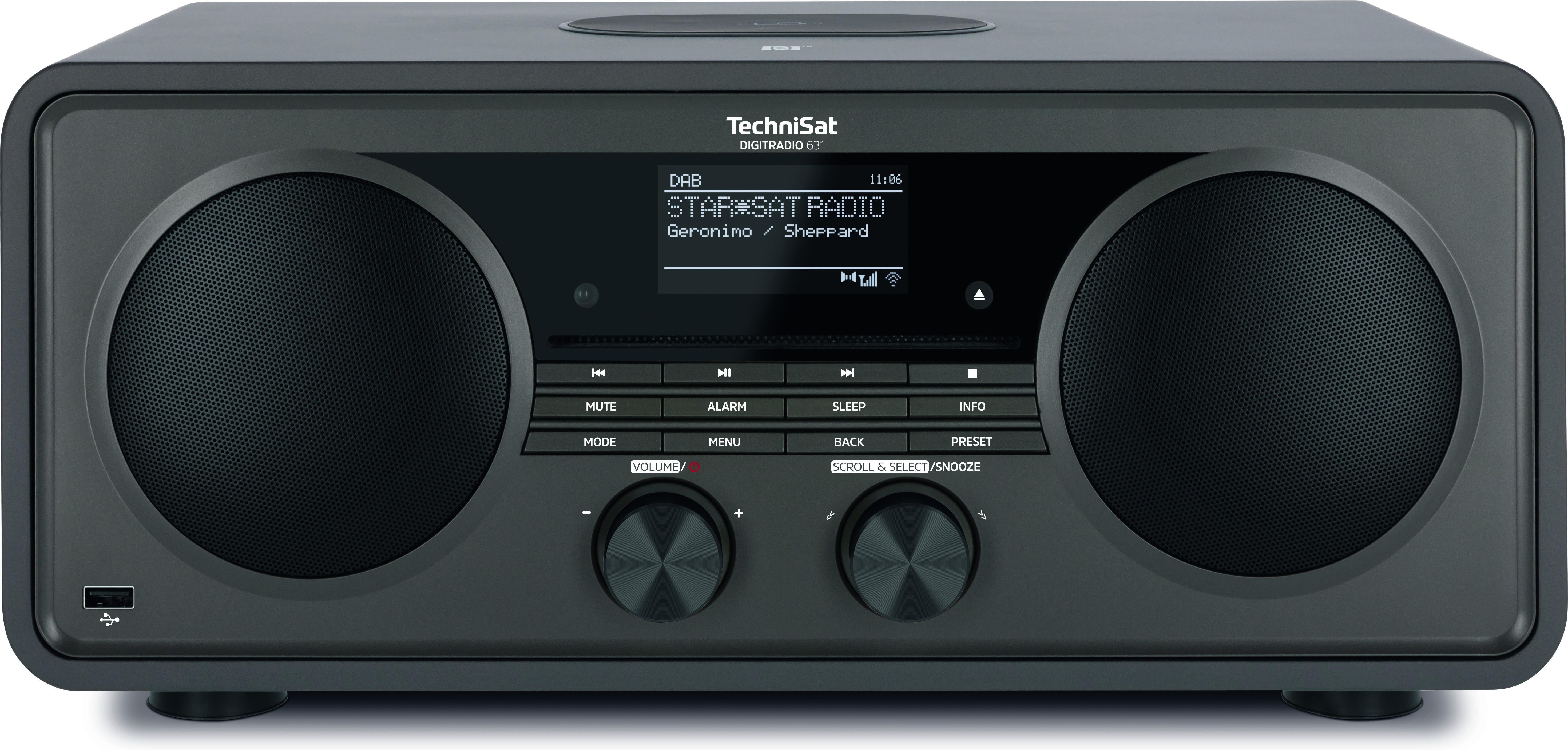 DIGITRADIO 631 anthrazit DAB+ Internetradio mit CD-Player