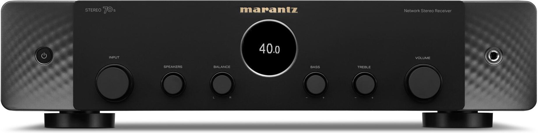 HiFi-Receiver Stereo 70s schwarz