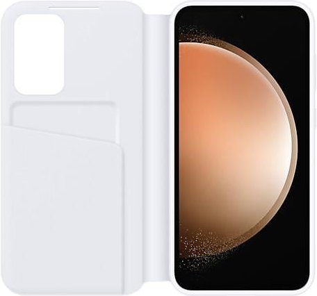 Samsung Galaxy S23 FE Smart View Wallet Case Weiß Handyhülle