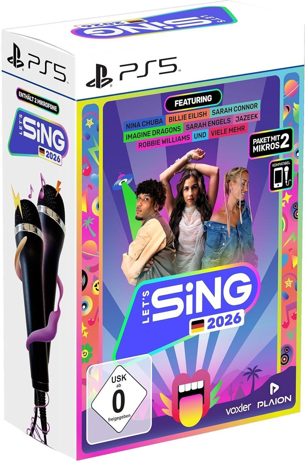 Let's sing 2026 + 2 Micros PS5-Spiel