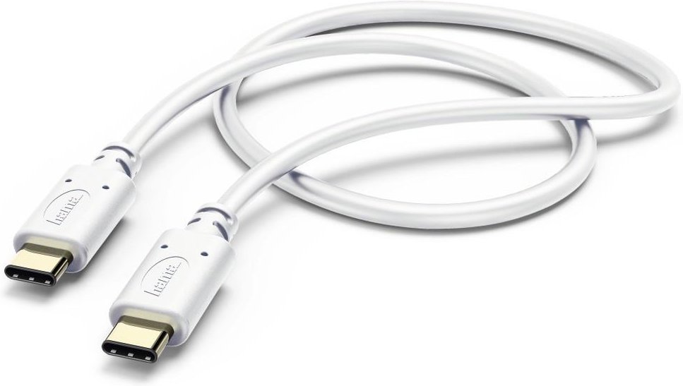 Lade-/Datenkabel, USB Type-C - USB Type-C, 0,2 m, Weiß (00183332)