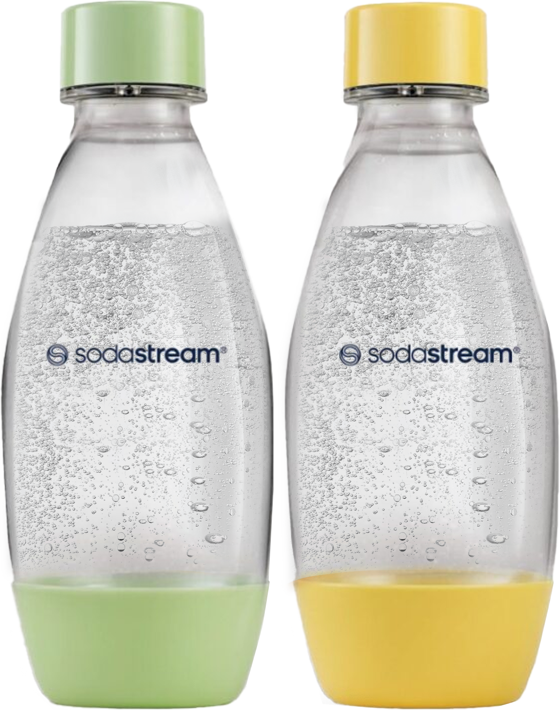 Kunststoffflasche FUSE grün/gelb 0,5L