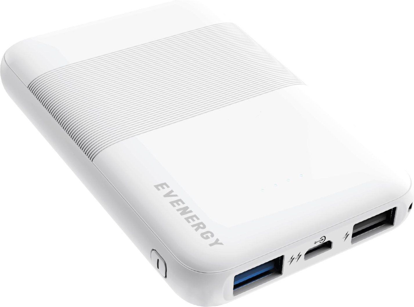 Fast Charge Power Bank 5000 mAh mit 2 USB-Ports, Schwarz