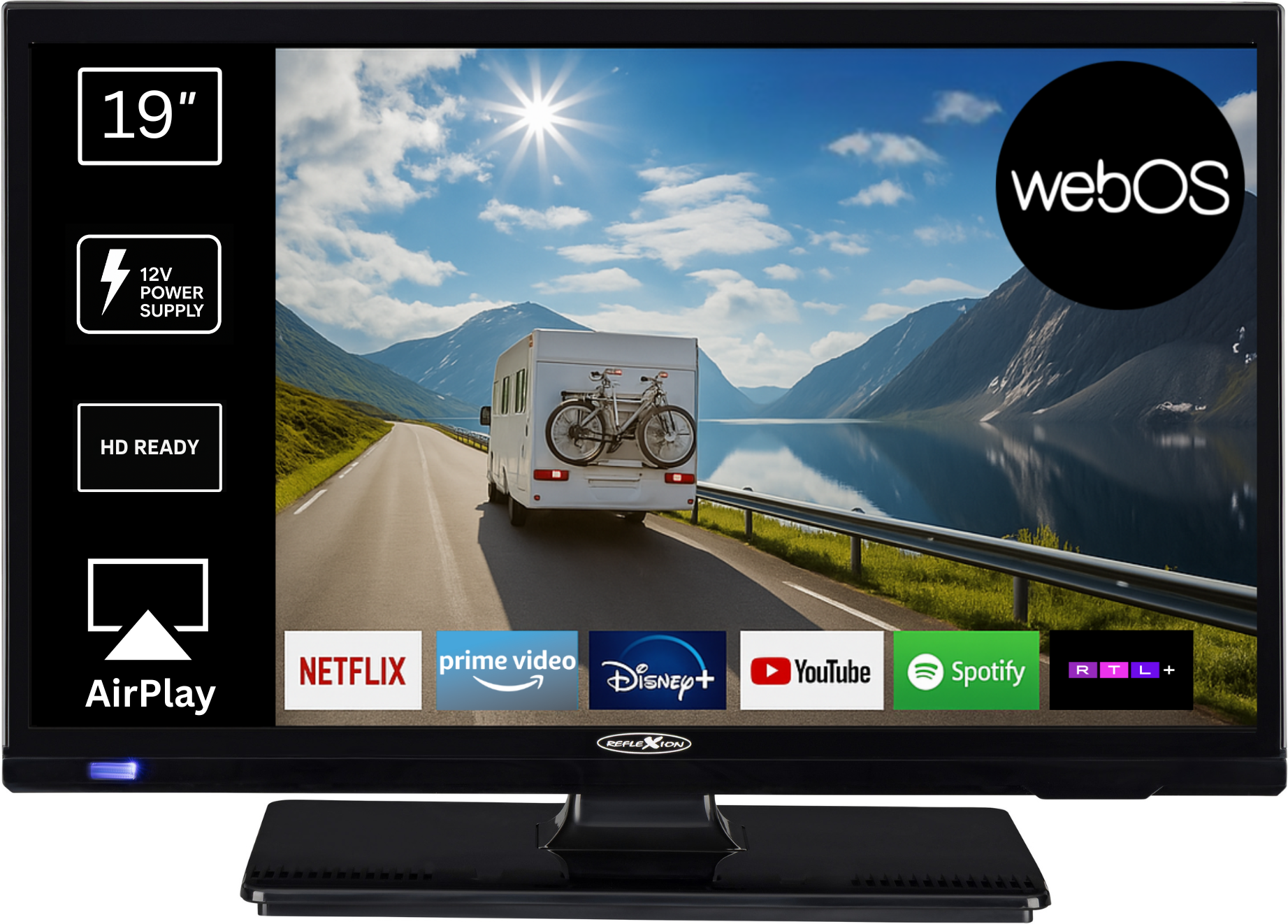 Thumbnail - LED19iBT mobiler Travel LED TV
