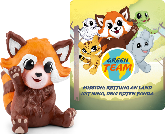 Green Team - Mission -Rettung an Land mit Nina dem roten Panda Hörfigur