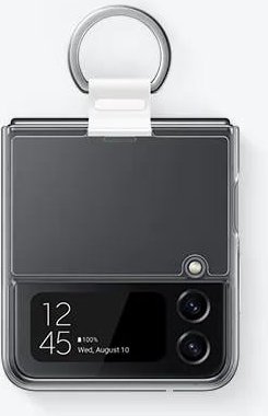 Samsung Clear Cover with Ring für Galaxy Z Flip4, Transparent Handyhülle