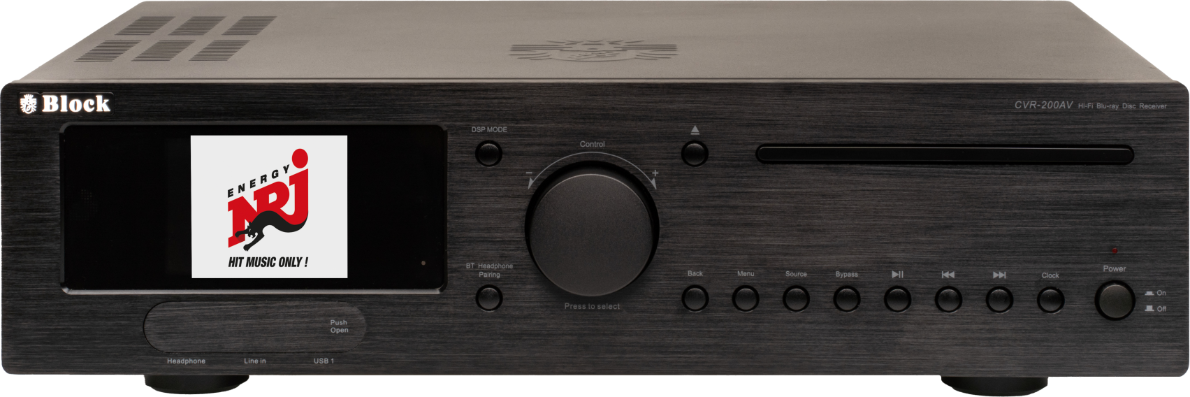 CVR-200 AV AV-Heimkinoreceiver schwarz