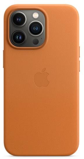 iPhone 13 Pro Leder Case mit MagSafe - Goldbraun (MM193ZM/A) Handyhülle