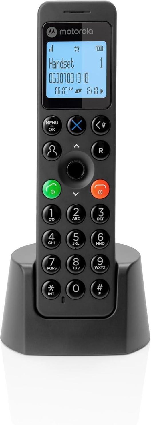 DOT201, Schwarz Schnurloses Telefon