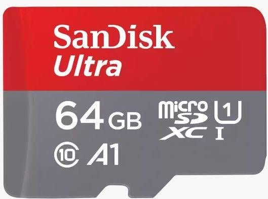 Ultra 64GB Mobile + SD Adapter 140MB/s A1 Class 10 UHS-I (00215421) micro SDXC Speicherkarte