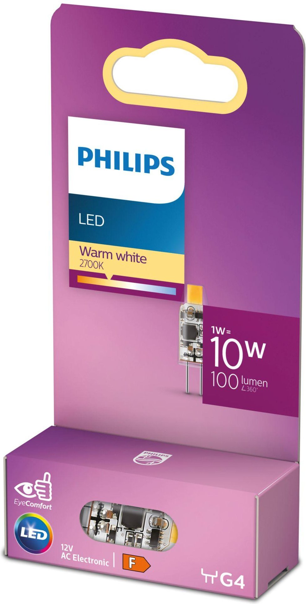 LED-Lampe "standard", 10W, G4, warmweiß, nicht dimmbar (00228348)