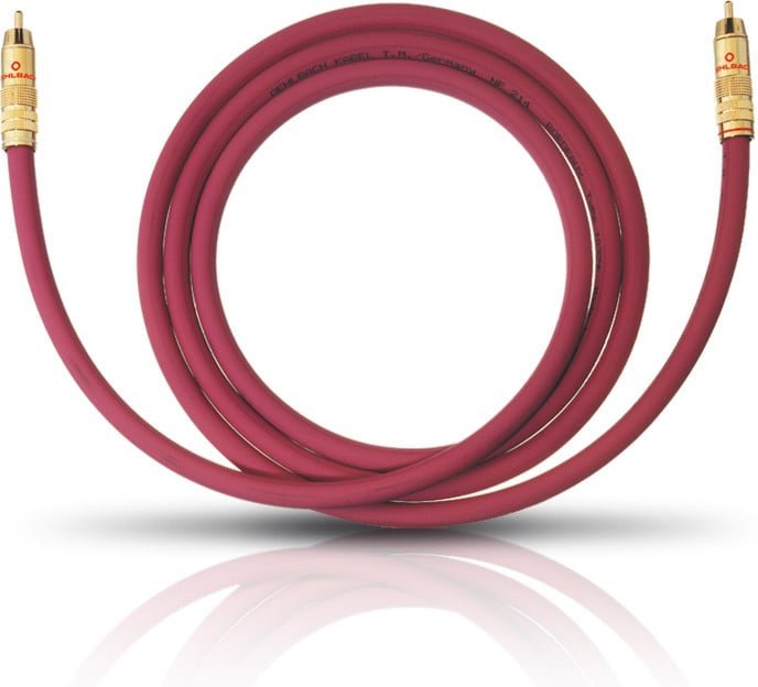 NF 214 Subwooferkabel 2,0m bordeaux
