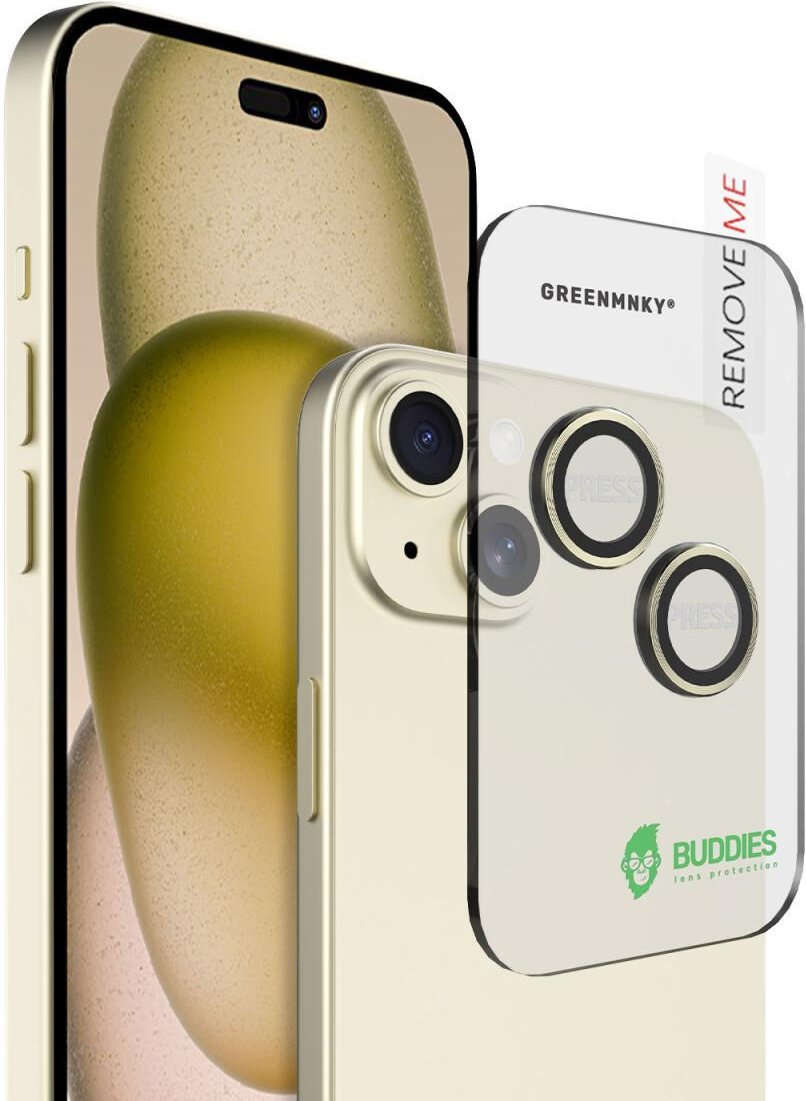 BUDDIES für iPhone 15/15 Plus, Gold