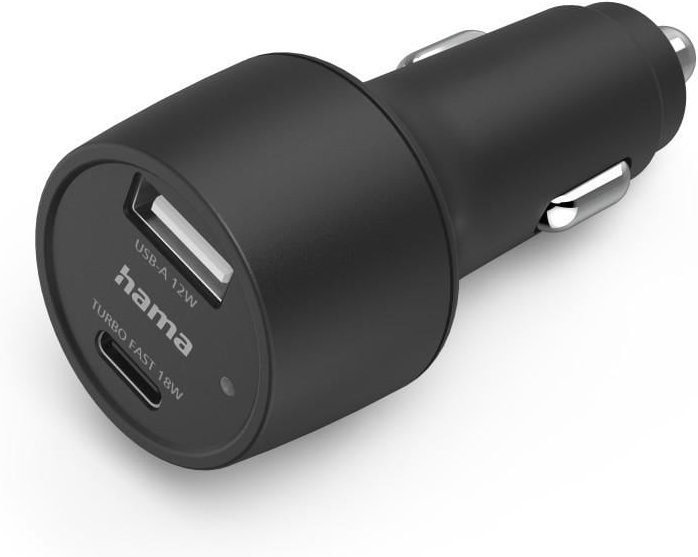 Auto-Schnellladegerät, 1x USB-C, 1x USB-A, PD, 30 W (00210572)